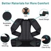 JOLAYSO Posture Corrector for Women and Men, Adjustable Back Brace,