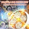 Automatic Refill Bubble Gun for Kids - 20 Holes LED