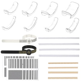SNONESIY Pack of 18 Ring Reducers Invisible Ring Size Adjusters for Any Ring Size Invisible Ring Protector for Men and Women