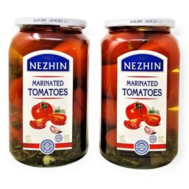 Nezhin Marinated Tomatoes, Made from Fresh, No Preservatives Added 920gr/32.4oz Pack of 2