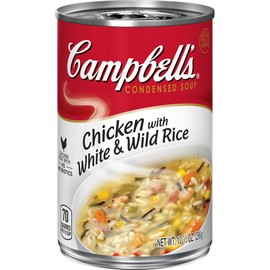 PACK OF 12 - Campbell's Condensed Chicken with White & Wild Rice Soup, 10.5 oz.