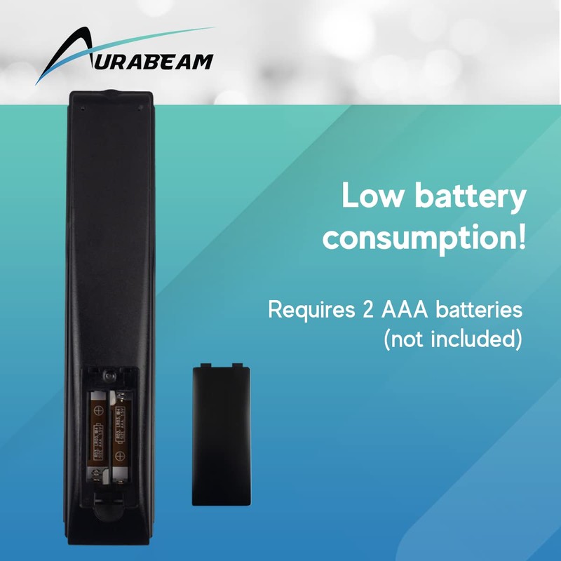 Aurabeam GB118WJSA Replacement TV Remote Control for Sharp Television (RRMCGB118WJSA)