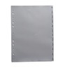 5 x A4 Index Jan-Dec 12 Pieces Universal Perforated Polypropylene