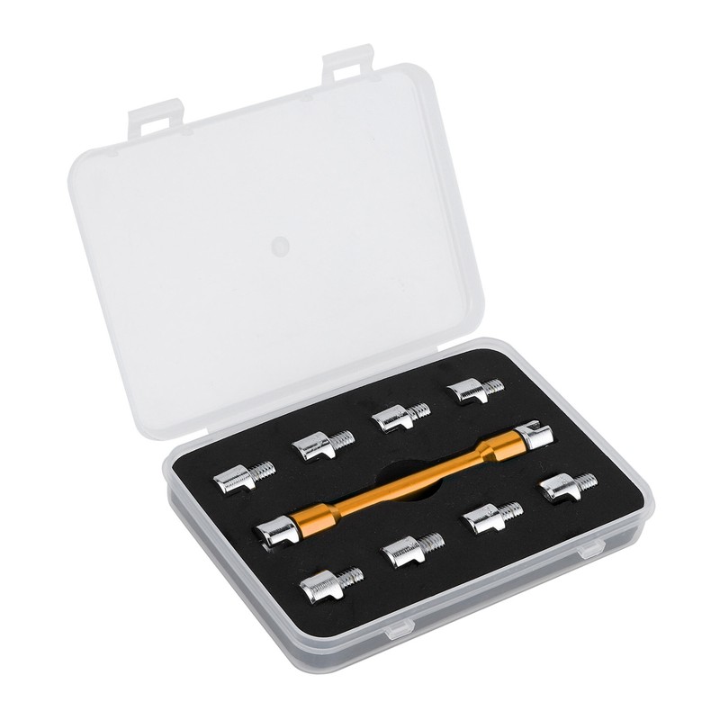 Motorcycle Spoke Wrench CNC Spanner Set 5.0‑6.8 Length 93mm/3.7in for