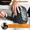 Rodilleras Kidomy Negras Resistente Uso Construcción Velcro Ajustable
