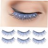 Beavorty Sets False Lashes Rhinestones Dramatic Long Eyelashes Easy Apply