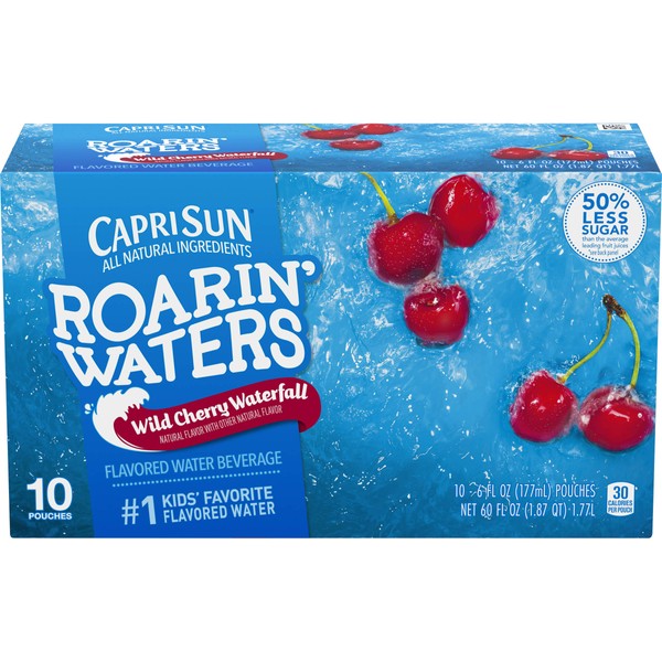 Capri Sun Roarin' Waters Wild Cherry Ready-to-Drink Juice (pack of 4, 40 count)