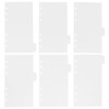 COHEALI A6 Planner Dividers Office Binder Tabs 6 Sheets Binder