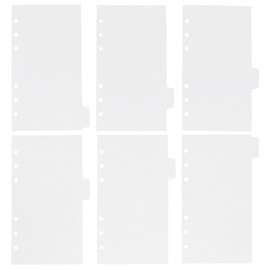 COHEALI A6 Planner Dividers Office Binder Tabs 6 Sheets Binder Dividers for Desk Organisation