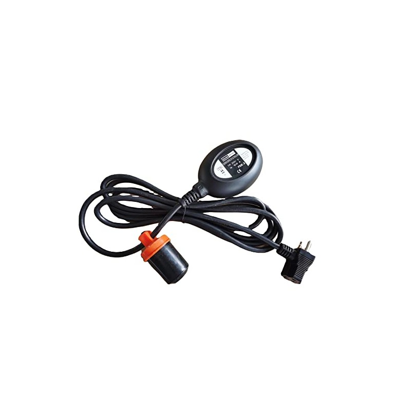 WILCHES PIGGYBACK FLOAT SWITCH WITH ADJUSTABLE COUNTERWEIGHT FOR SUMP PUMP,