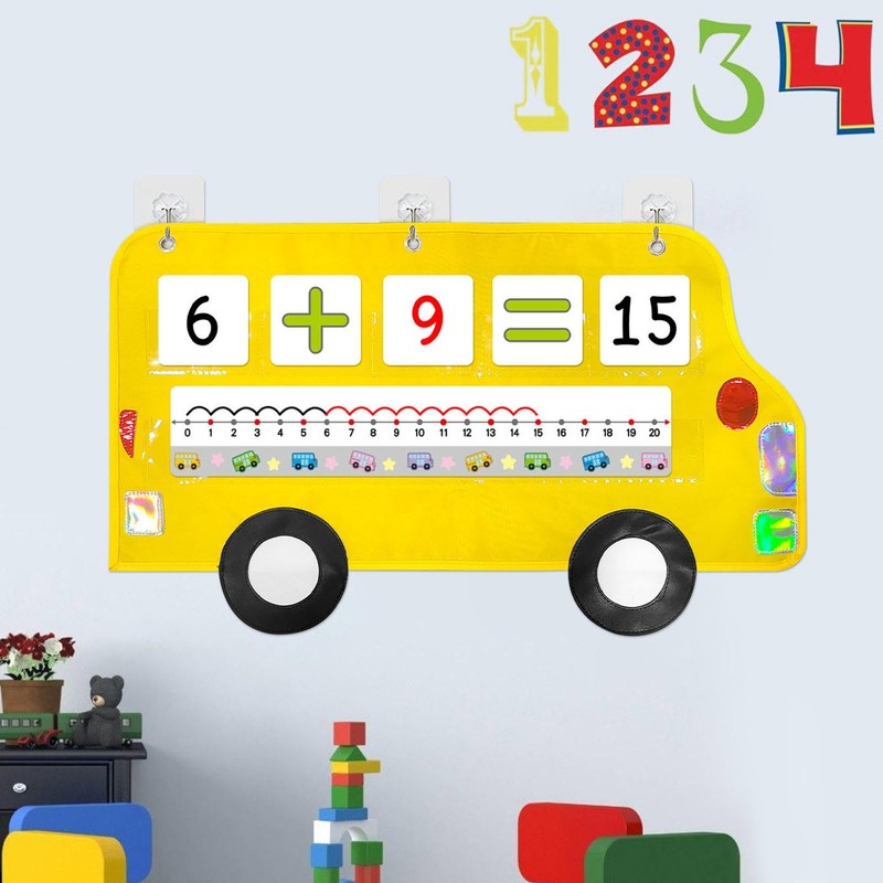 EUBEISAQI Number Lines For Students | Number Strips Versatile Counters