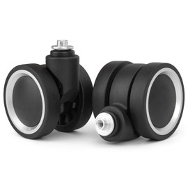 Vivikivi Luggage Replacement Wheels, 2 Pcs Universal Suitcase Double-Row Wheels for DIY Repair Spare Suitcase Casters Replacement Luggage Parts, VLN-A39