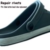 6 Sets Replacement Rivets Button Strap Compatible for Clog Shoe