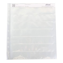 Acid Free Archival Film Bag Album Film Protector Storage Box Archival Binder with Ring for Printfile Standard 135 35mm 120 4x5 8x10 Negative Pages Film Bag (50x135negative bag)