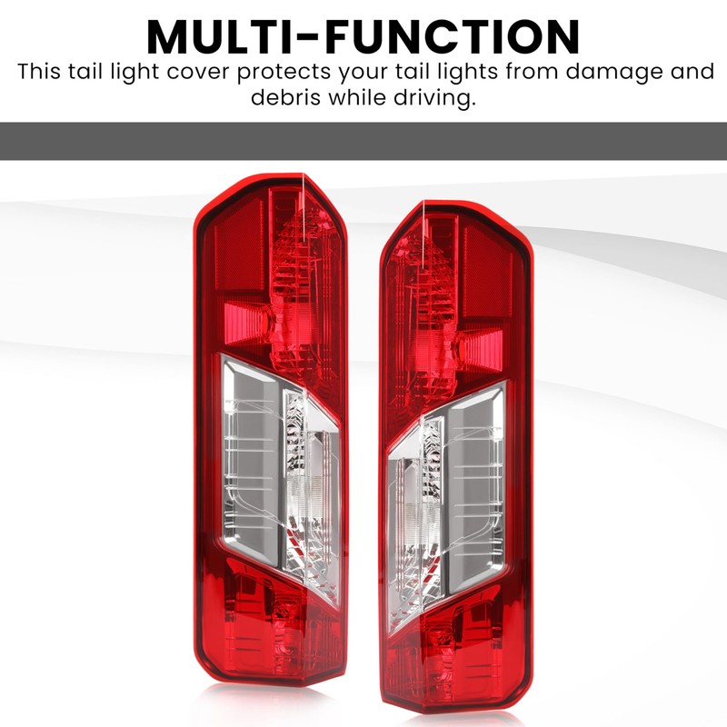 HECASA Pair Tail Light Compatible with 2015-2024 Ford Transit 150