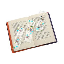 Confetti-Filled Bookmarks 12 Pieces