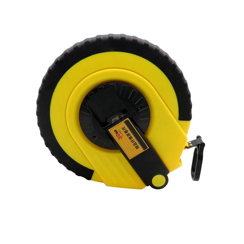 Circular Tape Measure Round Disc Steel Ruler Plastic Shell Accurate