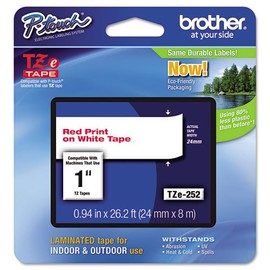 BRTTZ252 - Brother TZe Standard Adhesive Laminated Labeling Tape