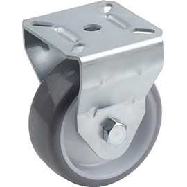 Meister 802910 Fixed Castor Polyurethane, Roller Bearing Diameter 75 mm, 70 x 59 mm