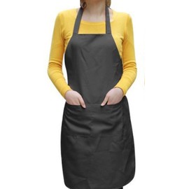 AIRWILL 100% Pack of Cotton Solid Color Aprons (65cm, Solid)