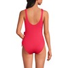 Lands' End Women's Side Tie Wrap One Piece Swimsuit 12