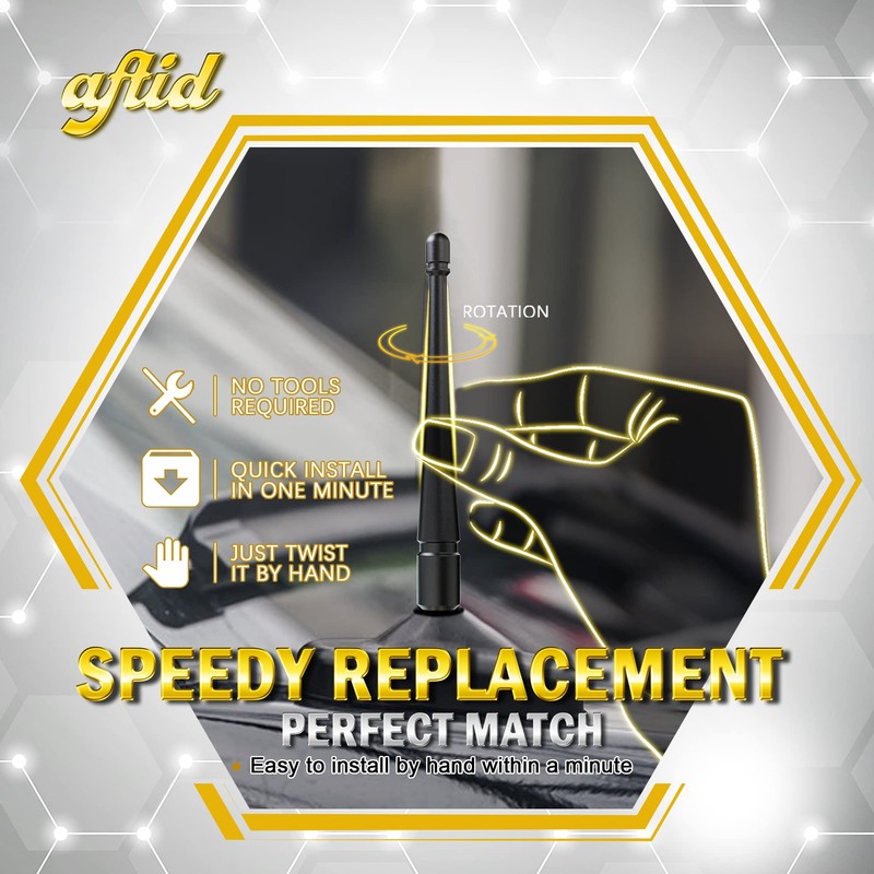 aftid Aluminum Short Antenna for 2015-2026 Challenger/Chieftain/Pursuit/Roadmaster Motorcycles Accessories -