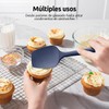 U-Taste - Juego de espátulas de silicona para cuchara, resistente
