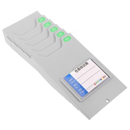 Operitacx Holder of a storage material card, holder of material documents, document stand, storage shelves, storage accessories, time card holder, wall mounted materials, organiser clip