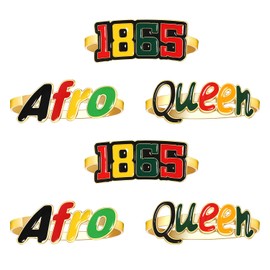 Juneteenth Napkin Rings Set African Map Napkin Rings Enamel Fist Love Heart Sunflower Napkin Holder Rings for Table Decor Black Histroy Month Table Place Settings Decorations (Style H)