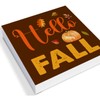3 Pcs Hello Fall Wood Signs Decor Autumn Wood Block