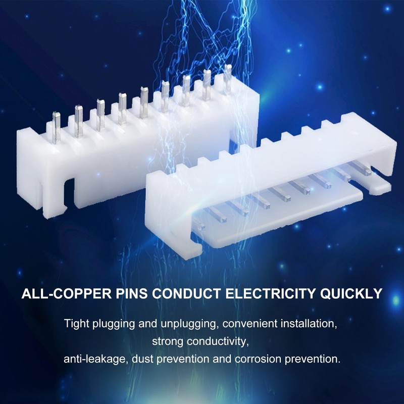 720PCS JST XH 2.54mm Connector Kit,Male and Female 2/3/4/5 Pin