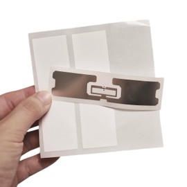 50pcs Fongwah UHF Tag Stickers (U8 Chip) Asset Inventory 100*30mm 11-15 Meter Reading Range