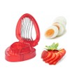 Strawberry Slicer, Egg Divider，Strawberry Slicer Kitchen Gadget Fruit Slicer for