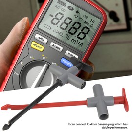 Multimeter Test Probe, 2Pcs Multimeter Test Clip Wire Piercing Probe Cable Clamp Auto Repairing Car Testing Tool