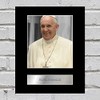 Pope Francis Mounted Photo Display