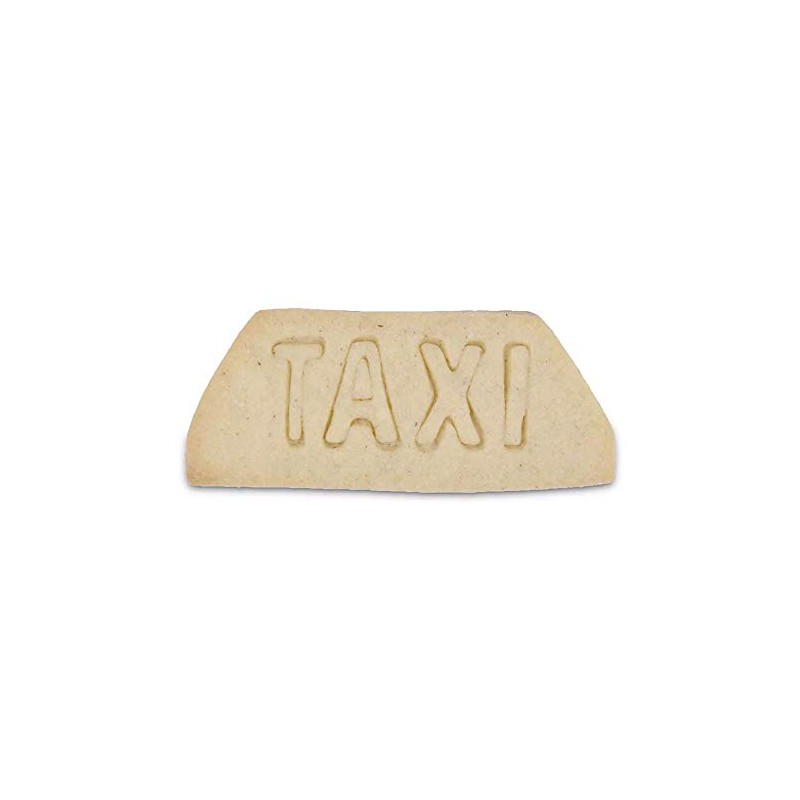 Staedter Embossing Taxi Cookie Cutter, Stainless Steel