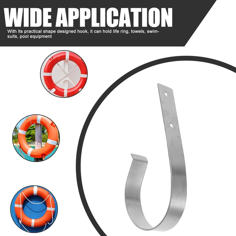 BESPORTBLE Life Ring Holder: Life Ring Hanger Rack Stainless Steel