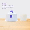 Bambino Mio Eco Potty, Compact and Lightweight, White
