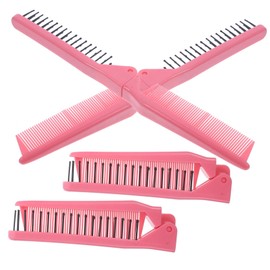 Baluue 8pcs Portable Foldable Hair Comb Travel-friendly Comb for Home Outdoor Use Lightweight Easy to Clean for Curly Straight Hair Styling