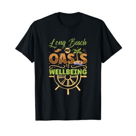 Oasis of Wellbeing - Long Beach T-Shirt