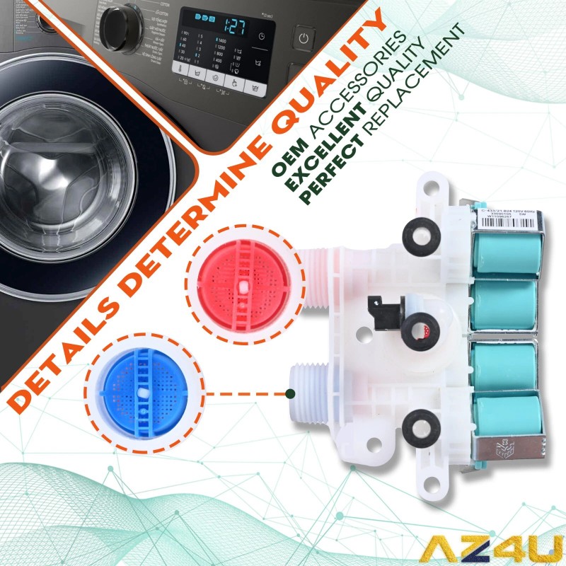 AZ4U MVWB835DW1 MVWB835DW4 Water Inlet Valve For Maytag Bravos XL