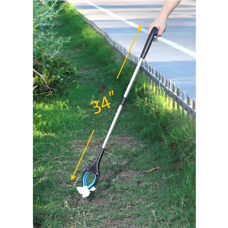 34" Grabber Tool - 2 Pack 34 Inch Long Foldable
