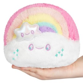 Squishable - Party Snackers Pastel Rainbow - Celestial Collection - 7.5 in - Soft Toy Collectible Stuffed Animal - Beans