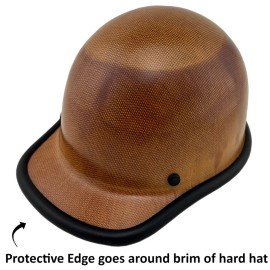 MSA Skullgard Large Cap Style with StazON Suspension - Natural Tan - Protective Edge