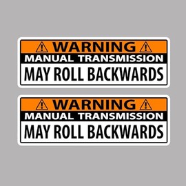 2Pack Shift Manual Transmission Decal Self Adhesive Sticker for ‌Car Truck Window Bumper