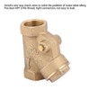 Check Valve NPT 3/4 inch Thread Brass Check Valve Y-Type
