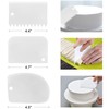 Awpeye 4 Packs Offset Spatula, Stainless Steel Cake Icing Spatula