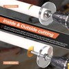 Upgraded 1/4" Hex Shank PVC Pipe Inside Cutter (4 PCS