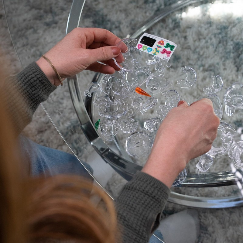 BePuzzled | Roses in Vase Original 3D Crystal Puzzle, Ages