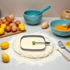Silver Egg Rings, Stainelss Steel Egg Cooking Rings, Rectangle Crumpet